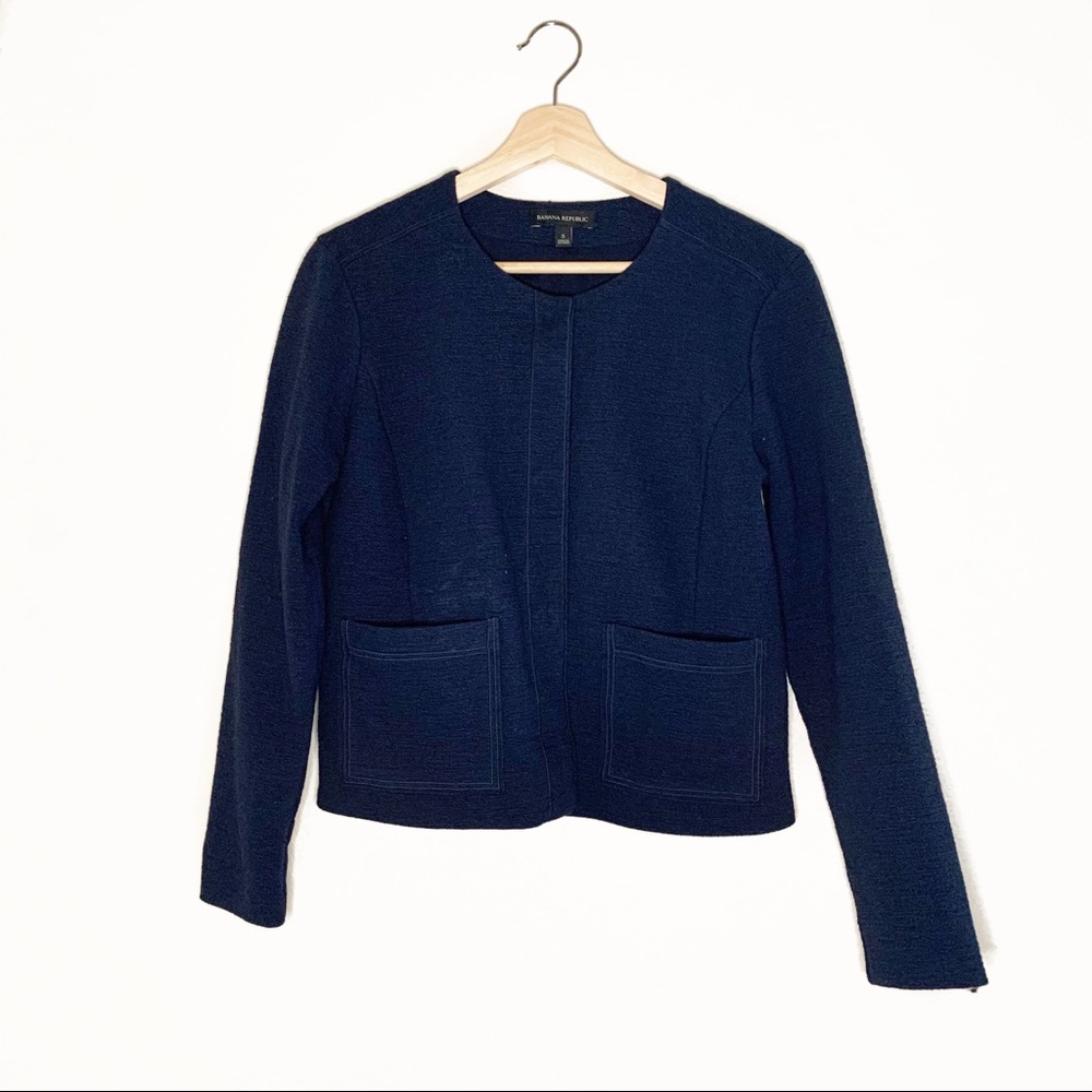 banana republic // navy jacket